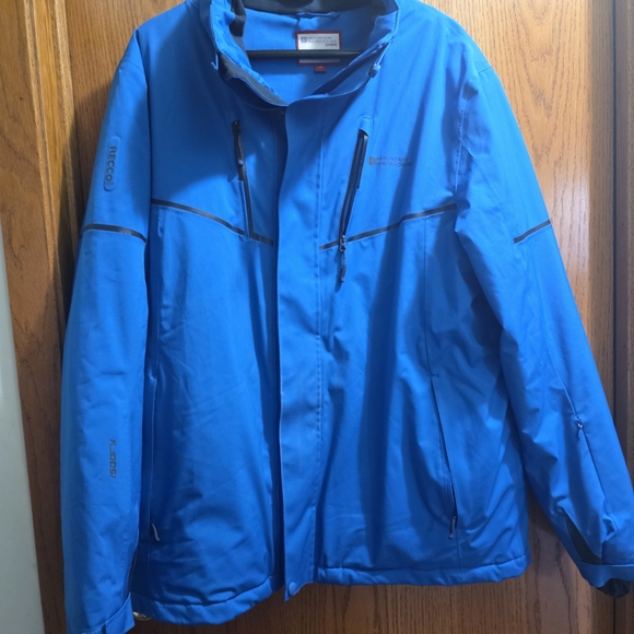 Men's Blue Ski & Snowboard Jacket - Picture 2 of 4
